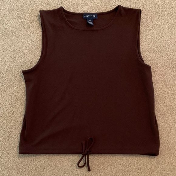 size M, bust up to 38” inches, brown tank top - Picture 1 of 9